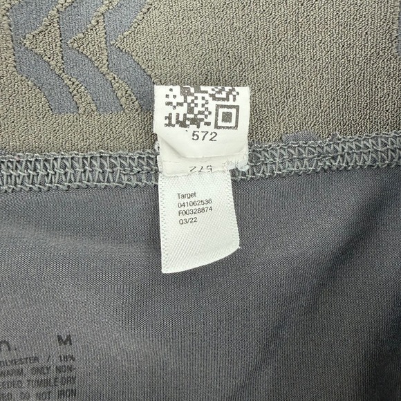 All In Motion Mens Compression Tights Charcoal Gray Athletic Leggings Medium - Picture 5 of 10